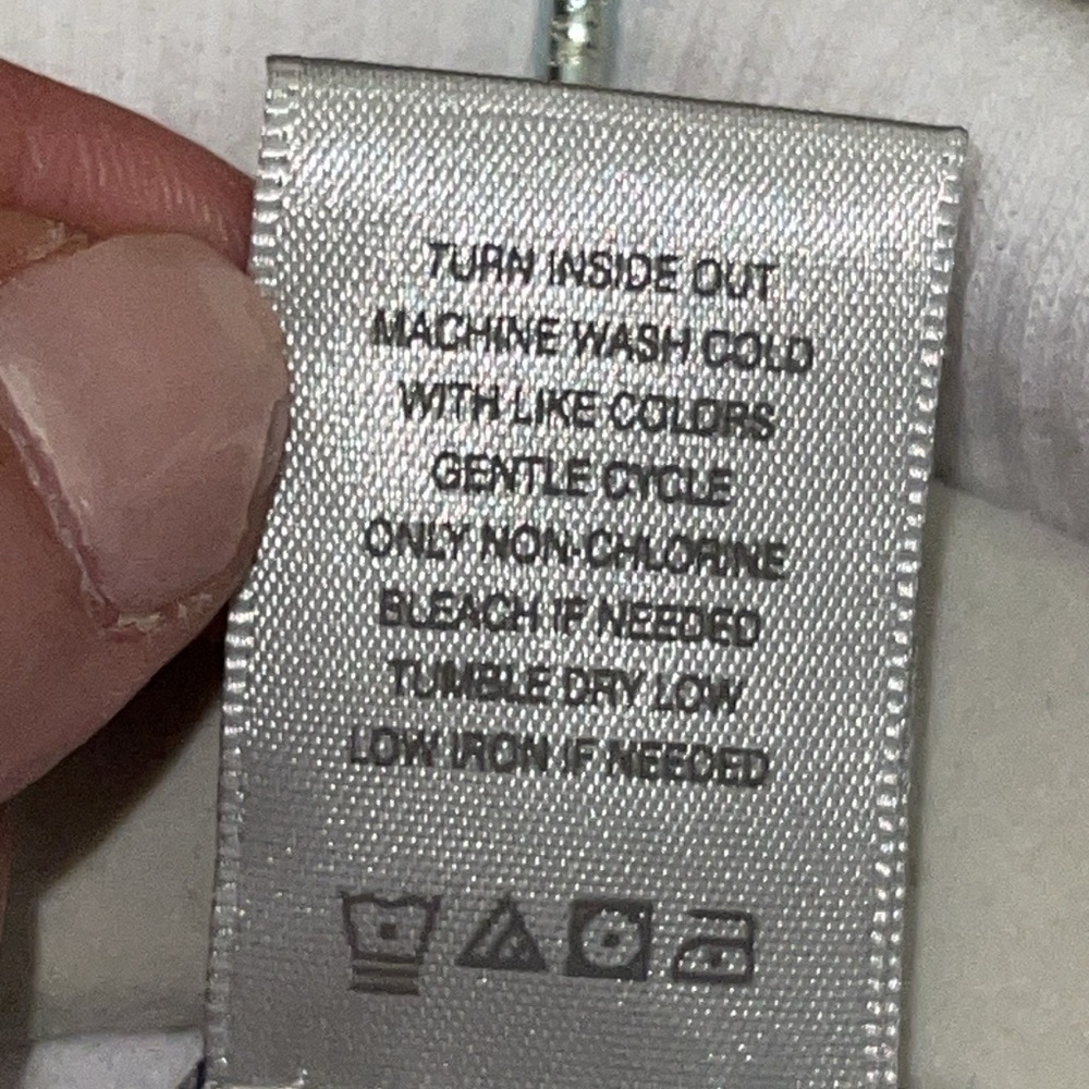 Multiples White Cotton Blend Button Down Jacket S… - image 9